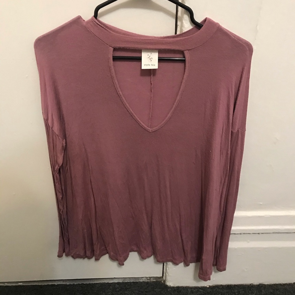 Purple shirt